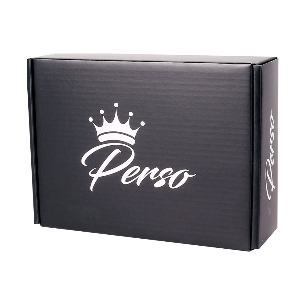 Good Price Folding UV Logo Printing Custom Black Mailer Corrugated Box Packaging