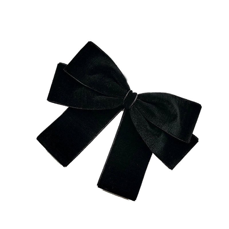 Wholesale Elegant Simple Velvet Bow Tie Brooch Pins Bowknot Female College Style Shirt Collar Brooches Big Bow Ties