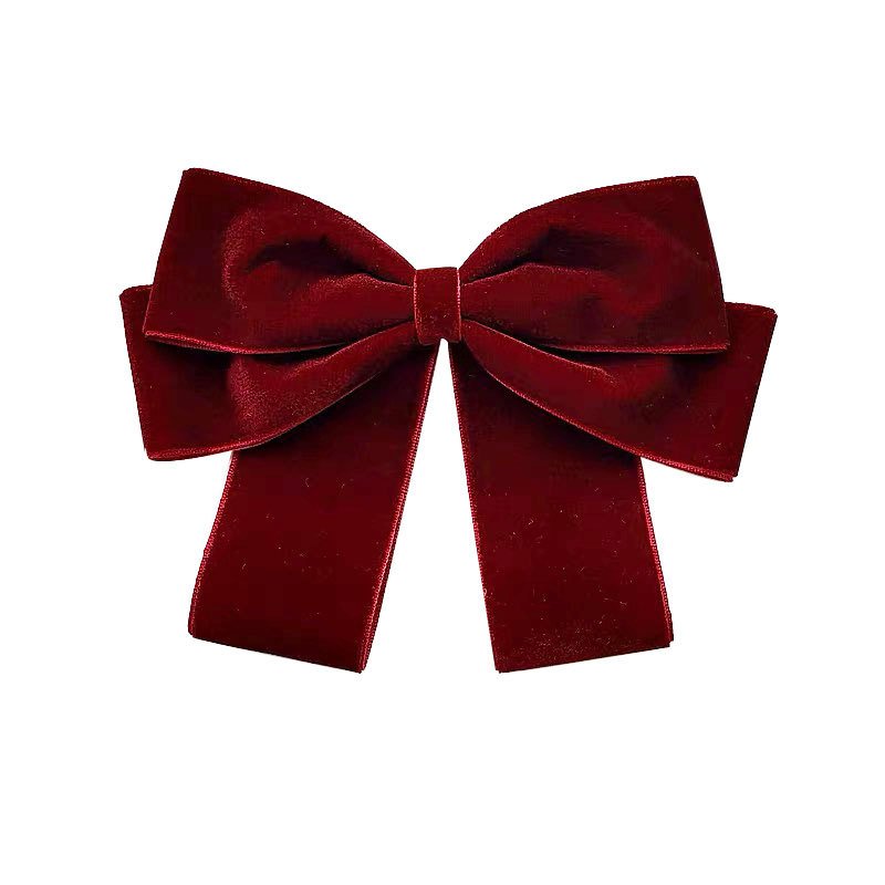 Wholesale Elegant Simple Velvet Bow Tie Brooch Pins Bowknot Female College Style Shirt Collar Brooches Big Bow Ties