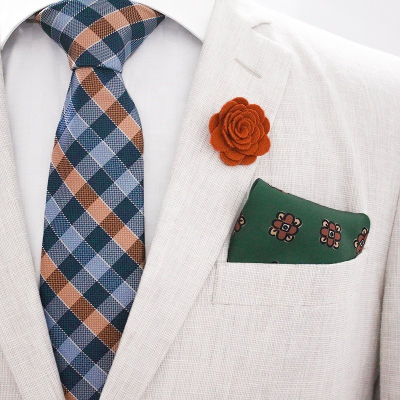 Hot sale popular polyester pocket square men silk necktie set lapel pins corbatas y accesorios de personajes silk ties for men