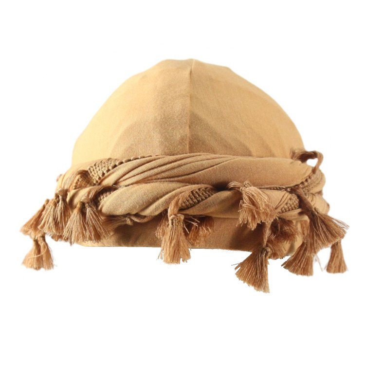 Wholesale Fashion Turban Durag With Tassels Elastic Silk Designer Bonnets Double Layer Hair Bonnet for Men