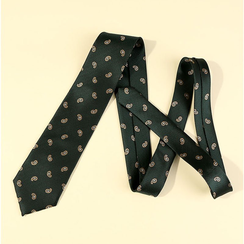 MADE IN CHINA High-end Quality Men's Tie Cravat Jacquard Luxury Small Floral Pattern Wedding Necktie