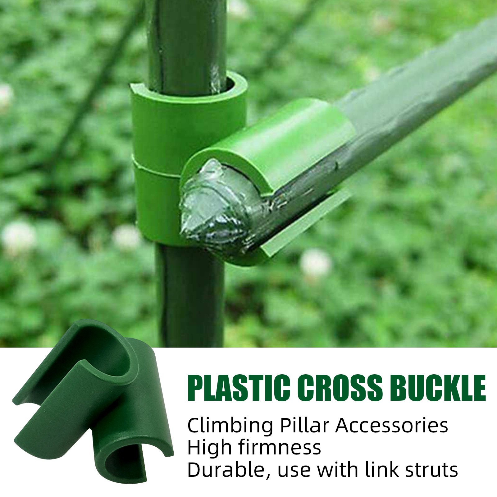 Yegbong Plant Support Clip Gardening Fixed Tomato Climbing Vine Tie Tendril Branch Clip for Easy Gardening