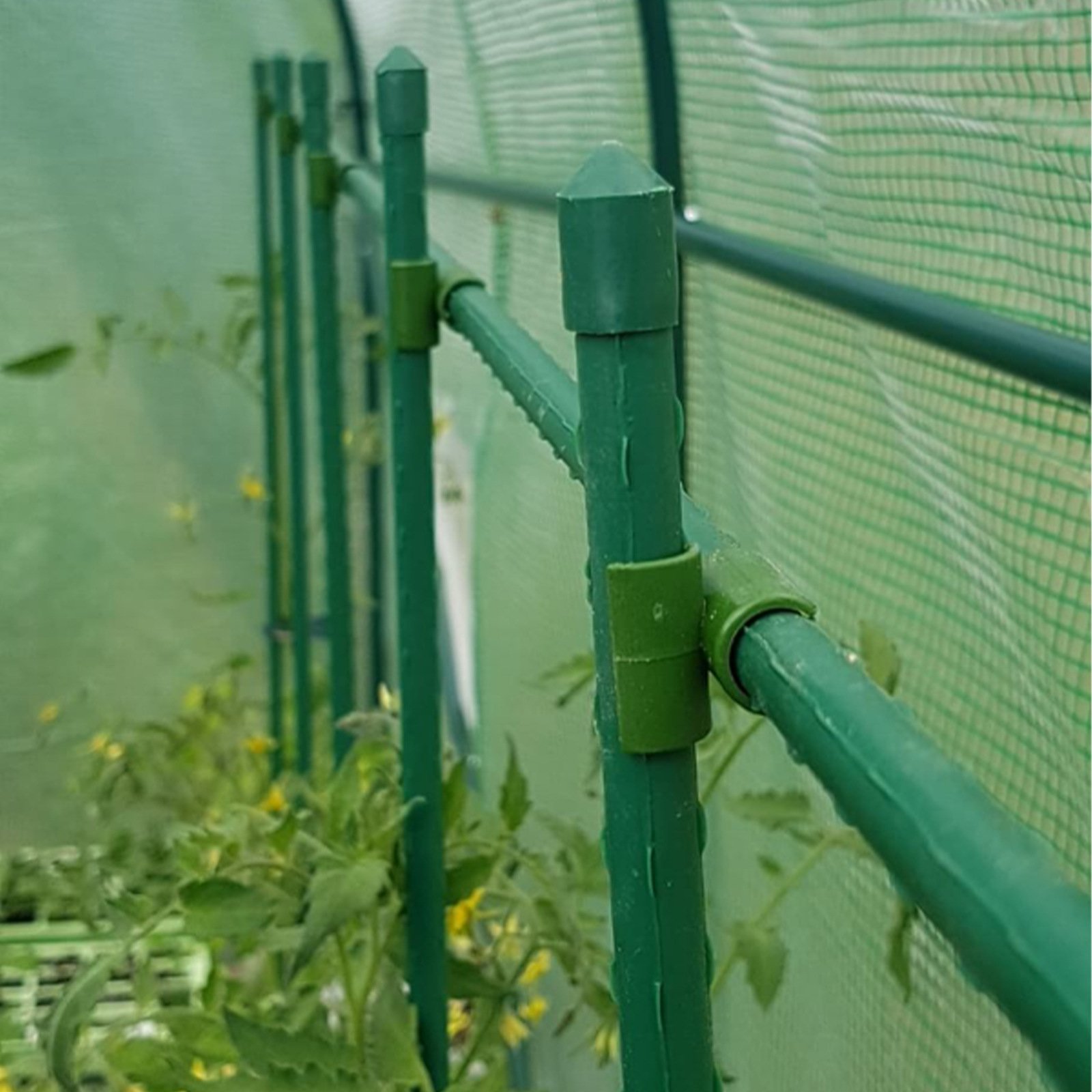 Yegbong Plant Support Clip Gardening Fixed Tomato Climbing Vine Tie Tendril Branch Clip for Easy Gardening