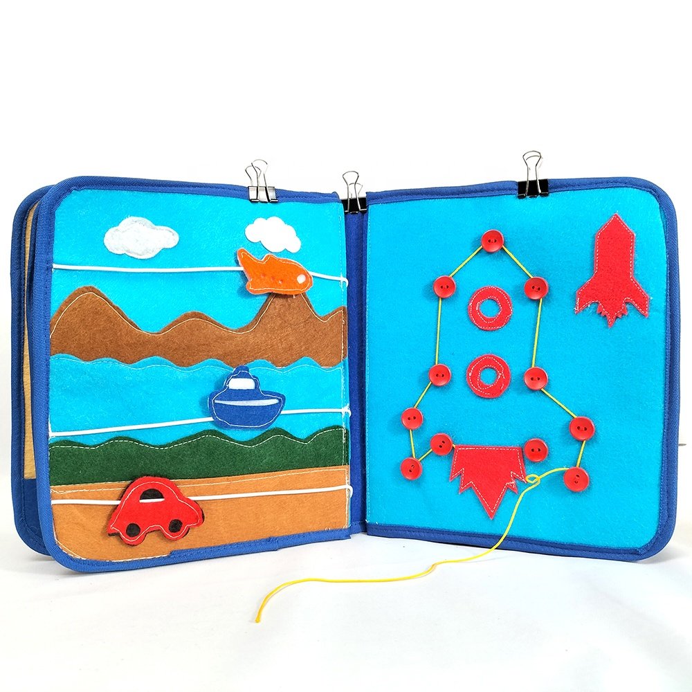 Newest Montessori Space Astronaut Toy Busy Board Quiet Book For kids Toddlers baby Learning Space