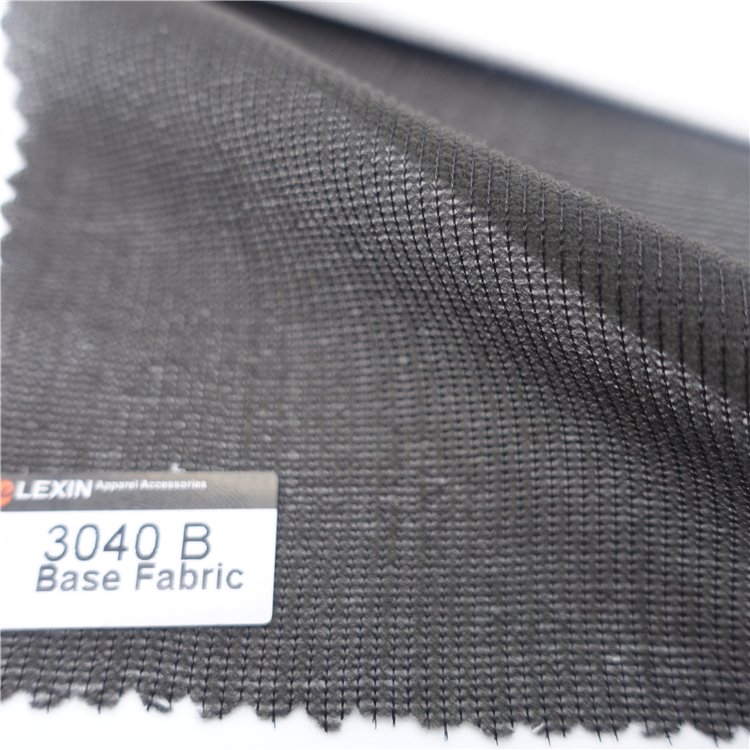 100 polyester woven fusible interlining fabric necktie interlining
