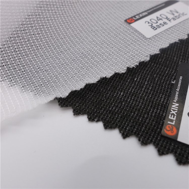 100 polyester woven fusible interlining fabric necktie interlining