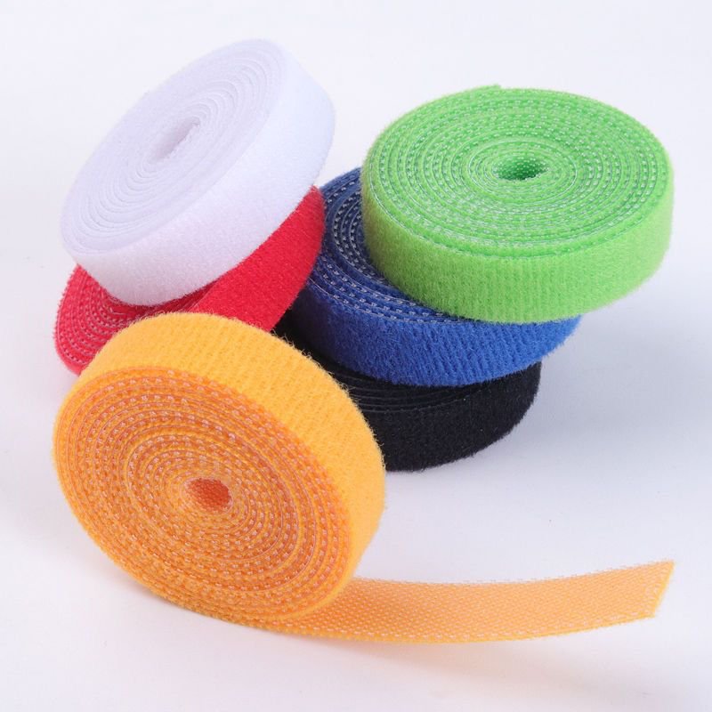 Hook and Loop Elastic Patch Velcroes Adjustable Cable Ties Colorful Flexible Velcroes Custom Nylon Colorful Flexible Velcroes