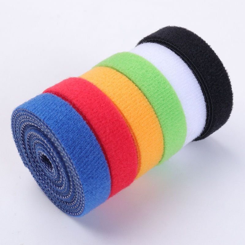 Hook and Loop Elastic Patch Velcroes Adjustable Cable Ties Colorful Flexible Velcroes Custom Nylon Colorful Flexible Velcroes