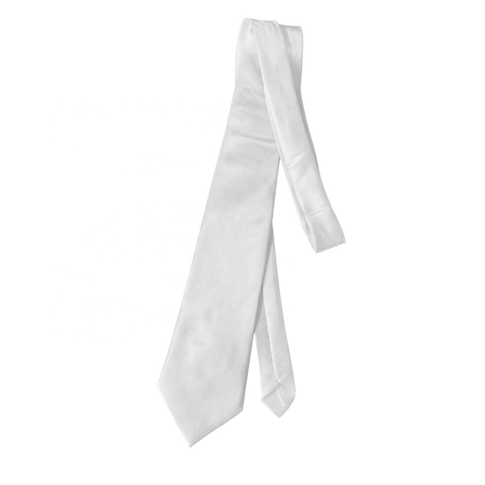 Prosub Sublimation Tie Blanks Printed Custom Logo Polyester Glossy Silk Sublimation Neckties For Men Child
