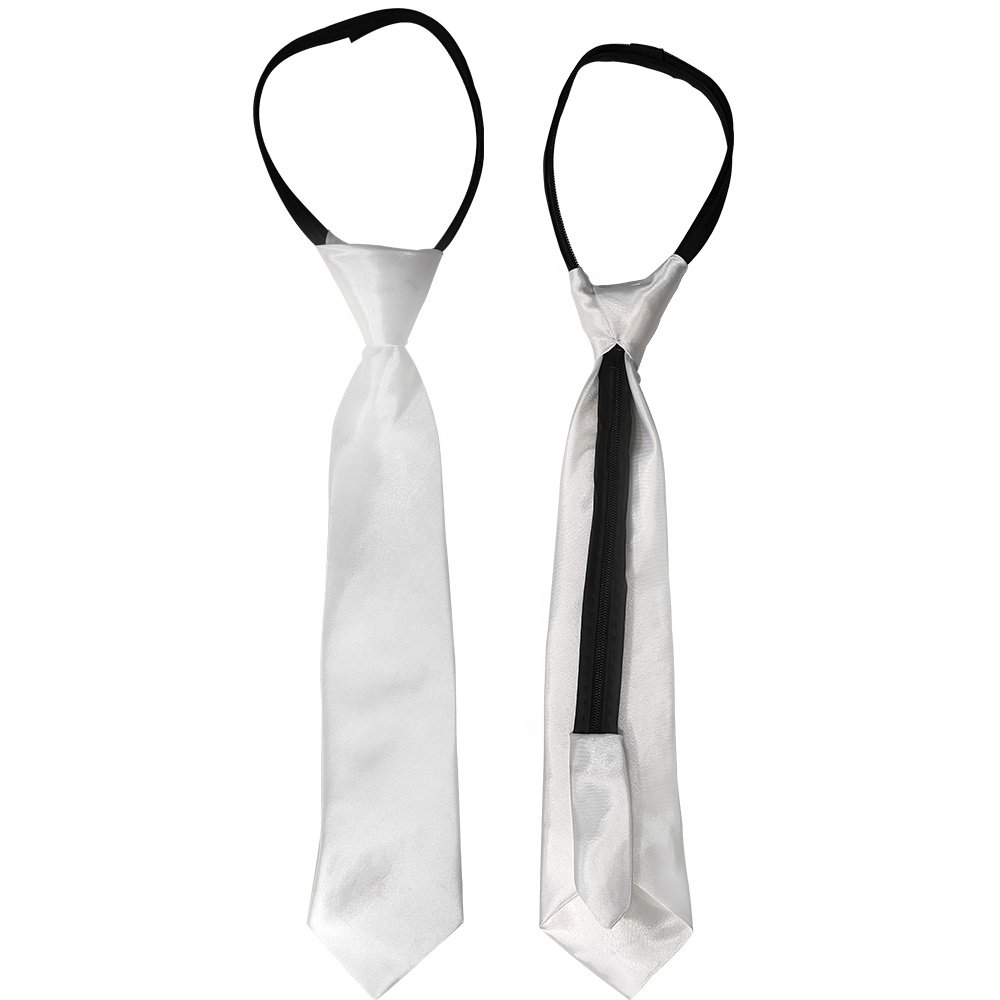 Prosub Sublimation Tie Blanks Printed Custom Logo Polyester Glossy Silk Sublimation Neckties For Men Child
