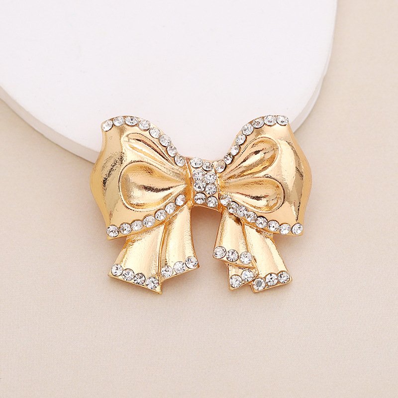 New Design Luxury Metal bow pearl Charms Designer Charms For phone case shoe Sandals diy decoration Charms
