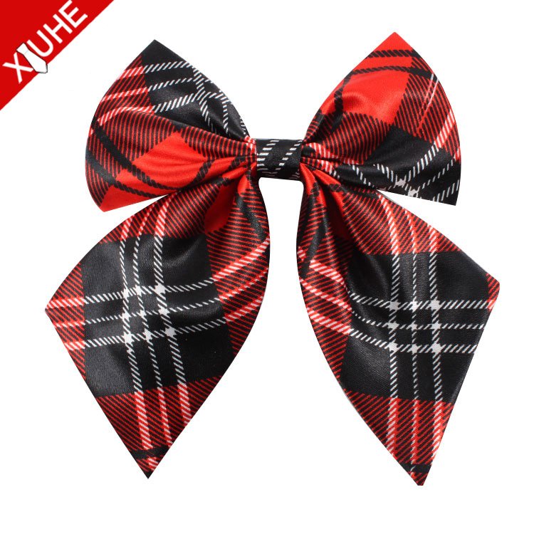 Custom Wholesale School Uniform Bow Tie Design Girls Butterfly Children for Girls Jacquard 100% Polyester Hospital Uniforms
