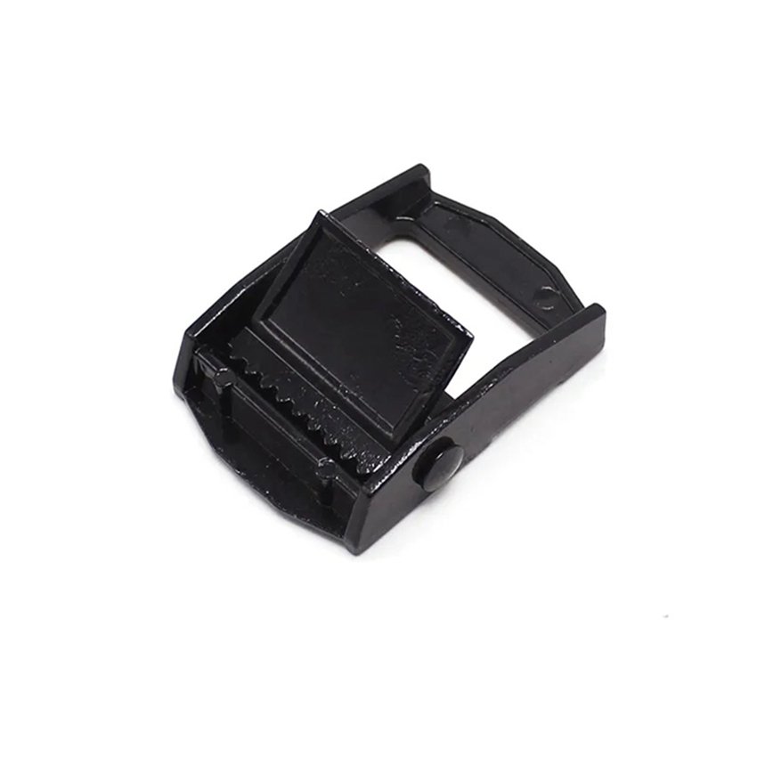 Factory wholesale cam buckle strap belt black e-coating cam buckle tie down straps cargo lashing strap