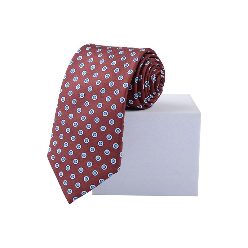 Hot Selling 2024 Wholesale Men's Printed Patterned Necktie Custom Logo Silk Neck Ties for men