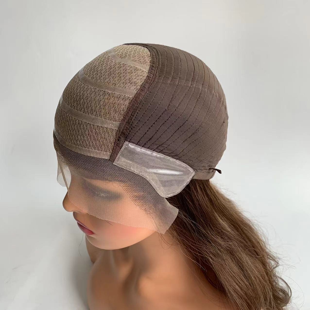 Ready To Ship Glueless Silk Top Silicone Medical Wig Replacement European Human Hair For Alopecia Or Cancer