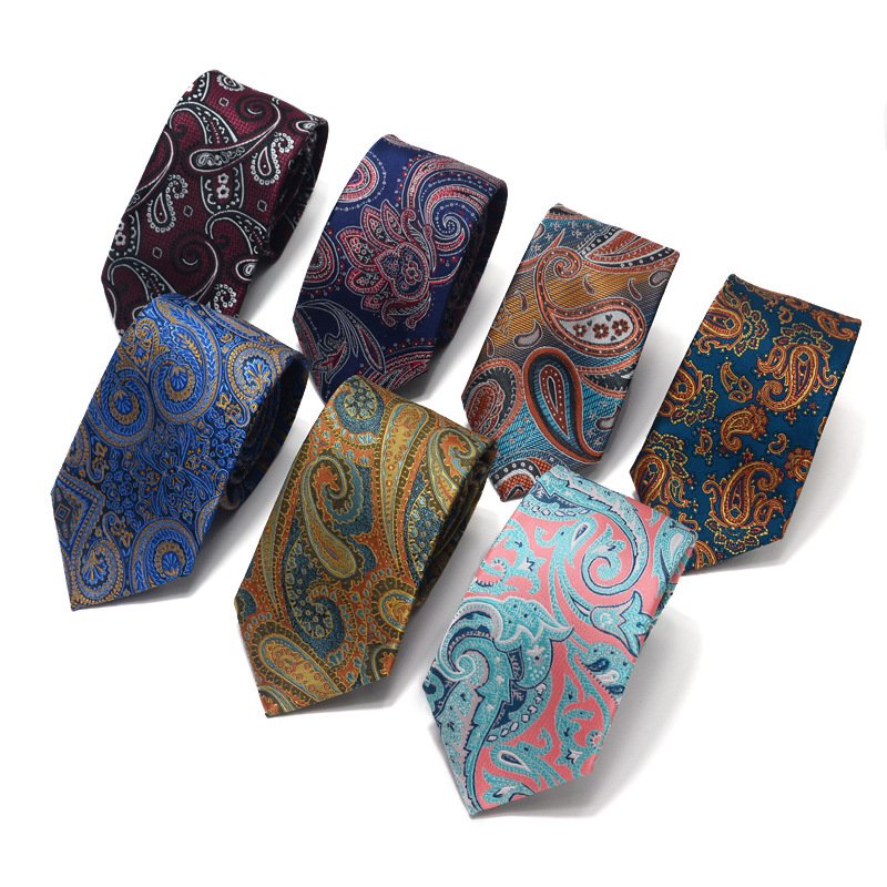 8CM High Quality Fashion Bridegroom Party Gift Men's Ties Peacock Silk Wedding Tie