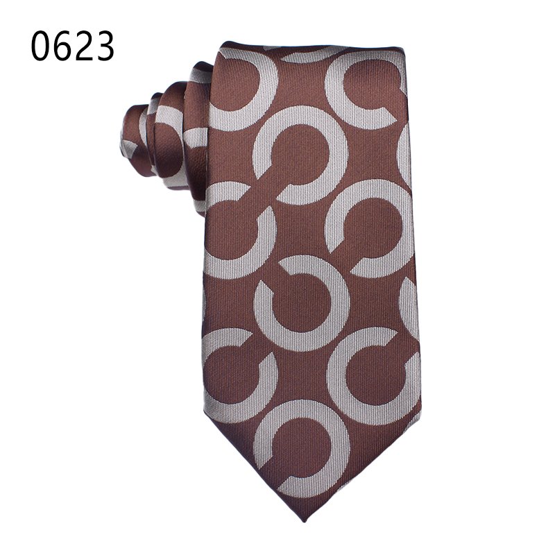 Wholesale hot sale online polyester necktie business ties for men brand style designs luxury necktie