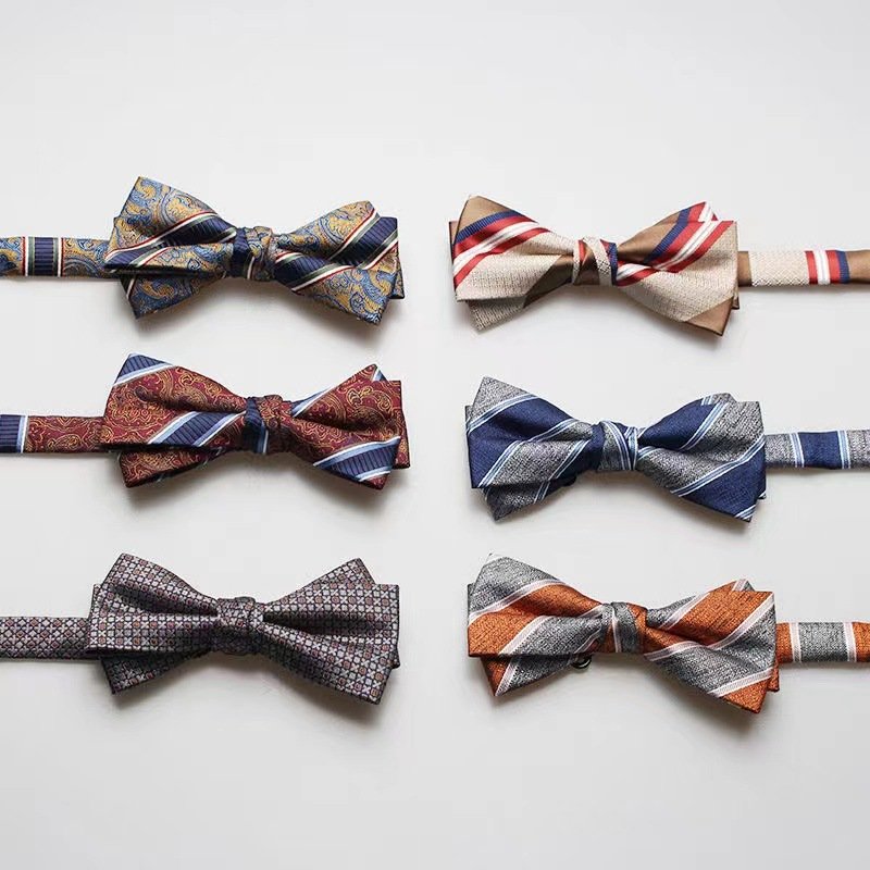 Women Jacquard Bowties Men's Fashion Business Wedding Bow Ties Paisley Custom Kids Bowtie Handmade Bow Ties for Men