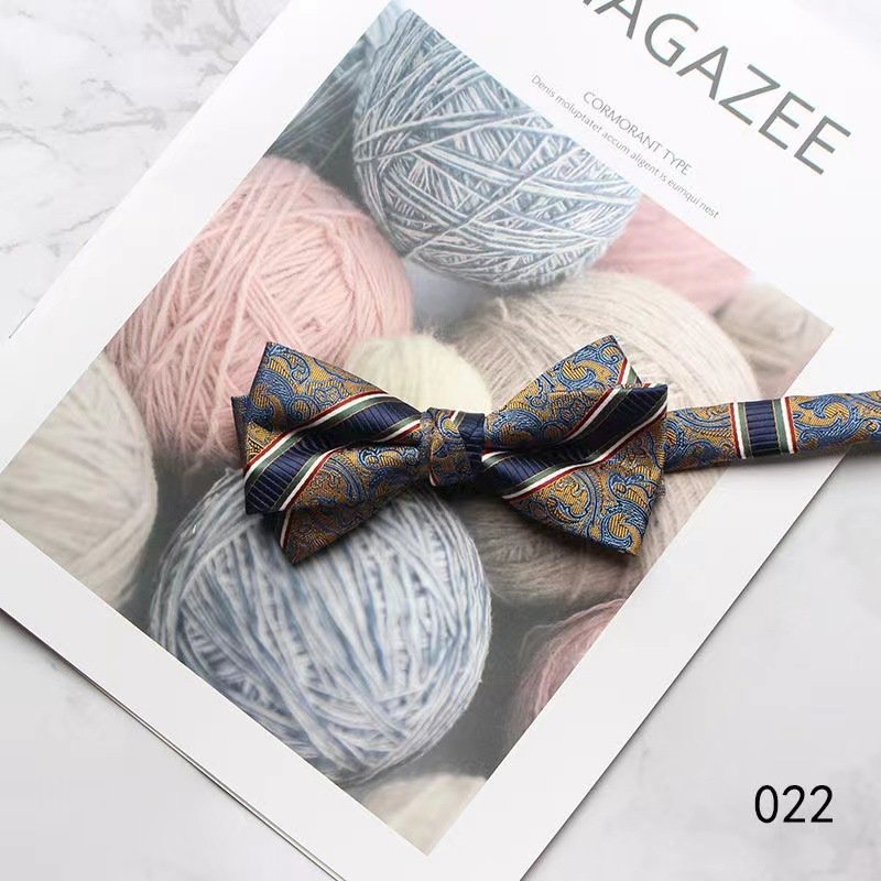 Women Jacquard Bowties Men's Fashion Business Wedding Bow Ties Paisley Custom Kids Bowtie Handmade Bow Ties for Men