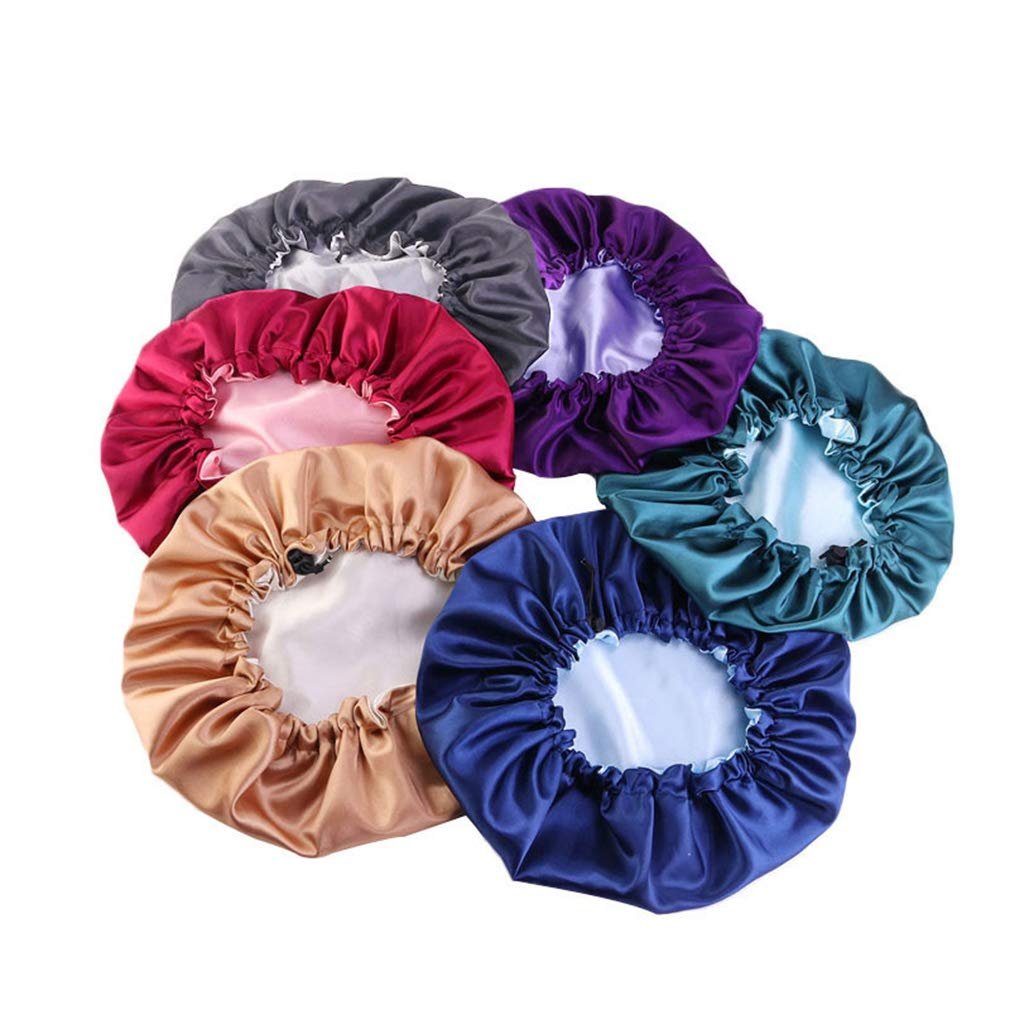 Big Size Beauty Print Satin Silk Bonnet New Extra Large Satin Lined Ankala Bonnet