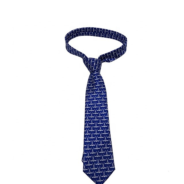 Custom Logo Formal Striped Woven Ties Polyester Neckties