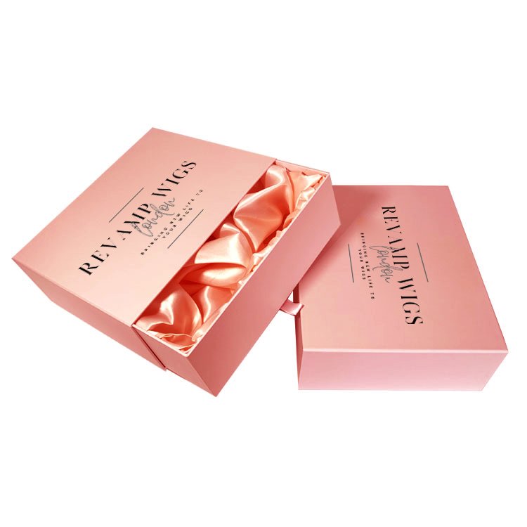 Unique Design Drawer Gift Box Rigid Sliding Open Boxes Customized with Silk Satin Lining Packaging for Watch Perfume Wallet Belt