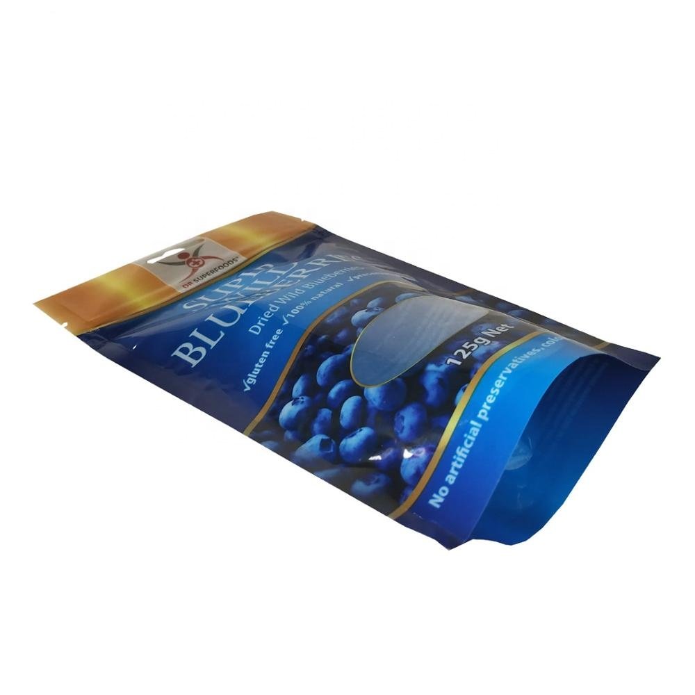 Customized Design Logo Transparent Food Zip lock Bag Custom Printed Clear Stand Up Pouch for Snack Packaging