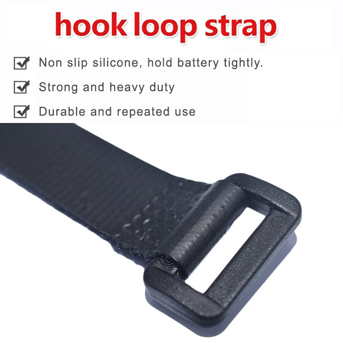 JIEHUAN Non Slip Drone Battery Reusable Hook And Loop Fastener Heavy Duty Cinch Straps Adjustable Cable Ties Industry Nylon