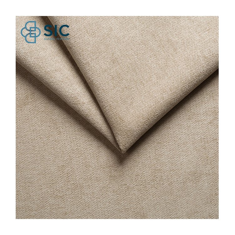 2024 Hot Selling Product Microfibre Nice Touch Two Tone Brushed Polyester Fabric for Sofa