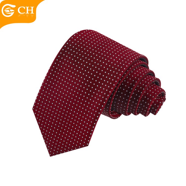 OEM Chinese Old Brand Manufacturers Red Latest Designer Neckties Personalized Red Long Solid Custom Gift Set Tie