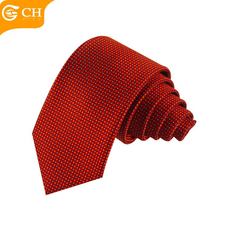 OEM Chinese Old Brand Manufacturers Red Latest Designer Neckties Personalized Red Long Solid Custom Gift Set Tie