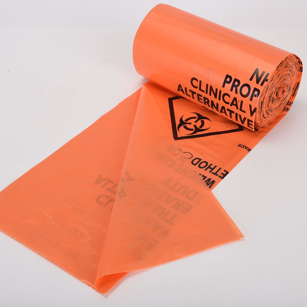 Customized Biodegradable organism Medical Garbage Bag Medical Waste Bag For Hospital Clinic
