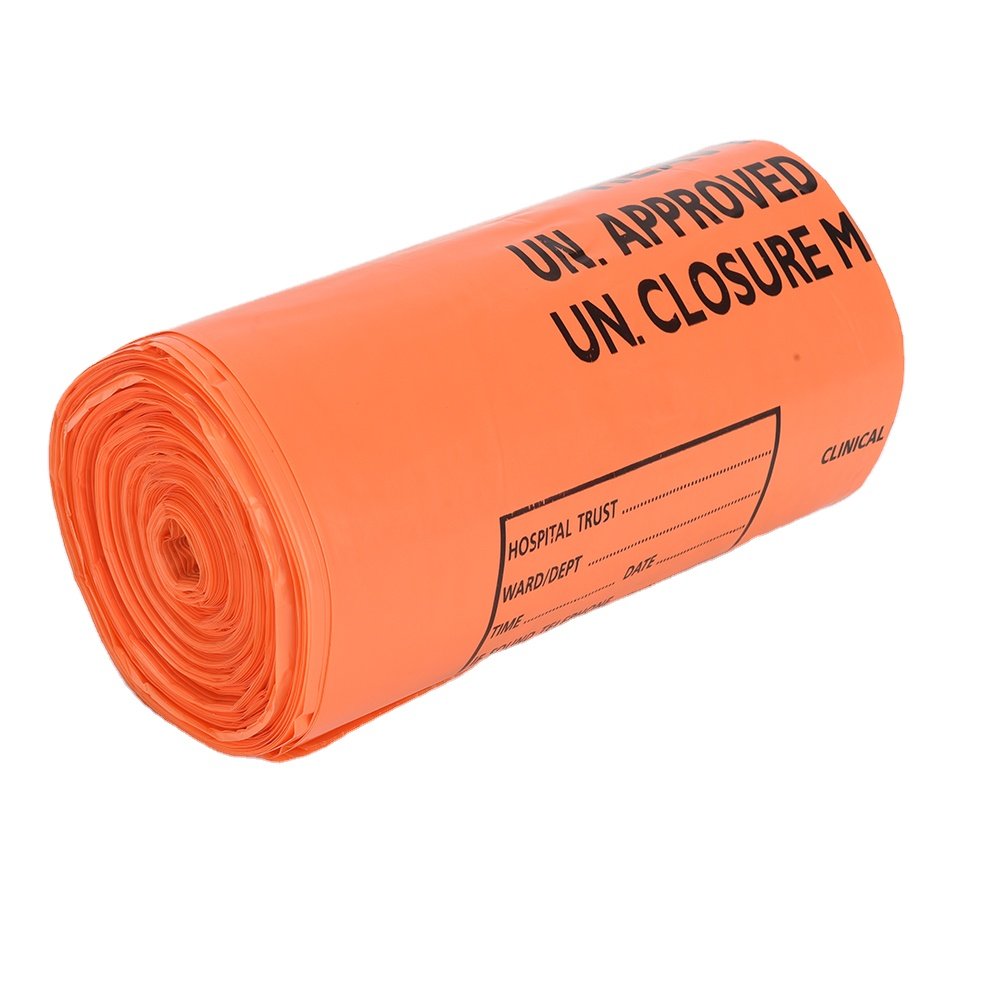 Customized Biodegradable organism Medical Garbage Bag Medical Waste Bag For Hospital Clinic