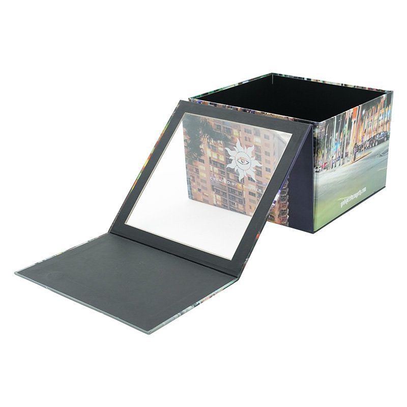 Luxury Custom Colored Printed Square Rigid Magnet Cardboard Magnetic Cap Baseball Hat Boxes Packaging