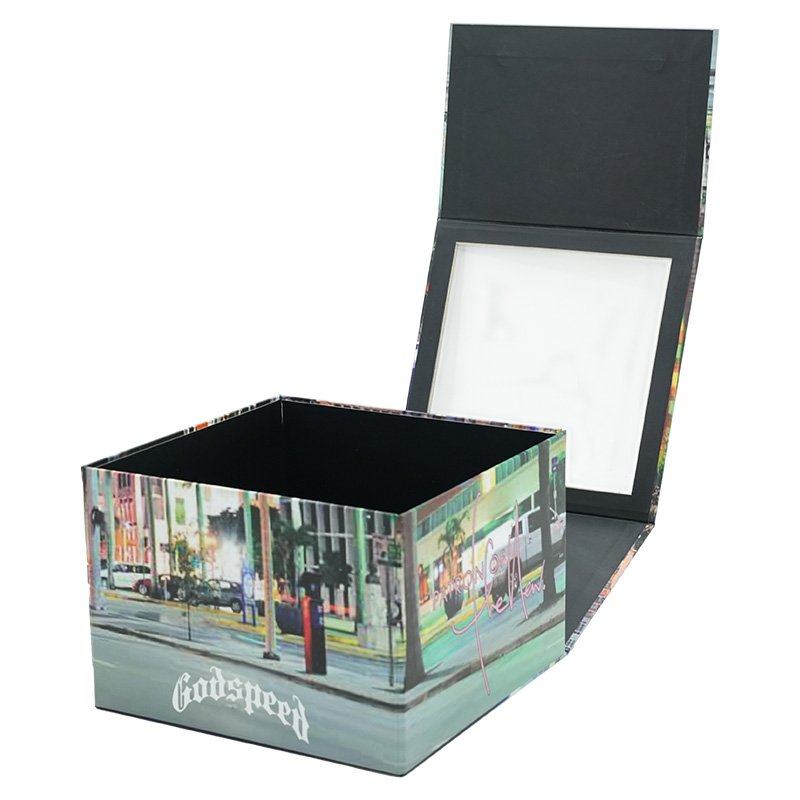 Luxury Custom Colored Printed Square Rigid Magnet Cardboard Magnetic Cap Baseball Hat Boxes Packaging