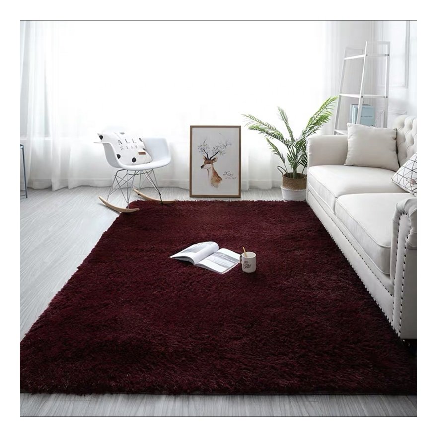 Custom luxury 3d fluffy bedroom shaggy rug carpet & rugs for living room