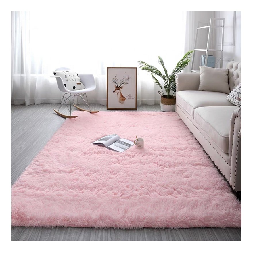 Custom luxury 3d fluffy bedroom shaggy rug carpet & rugs for living room