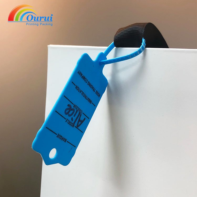 Auto detailing Customized Car Key Tags Security Zip Ties Plastic Sealer Pull Tie Self-Locking Safety Locks keytags