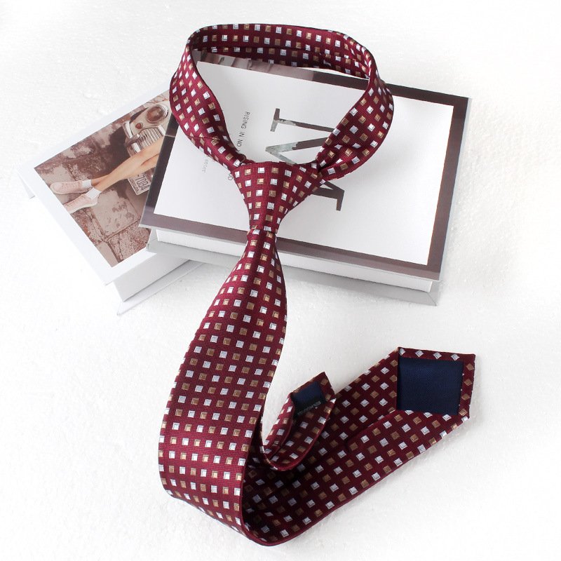 2024 custom vintage fashion casual formal business men's hand tie 8cm polyester spot wholesale