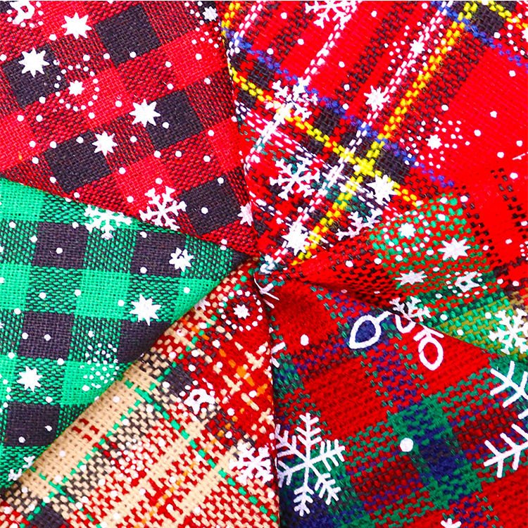 Amaz High Quality Christmas Triangle Pet Scarf Plaid Dog Bandanas