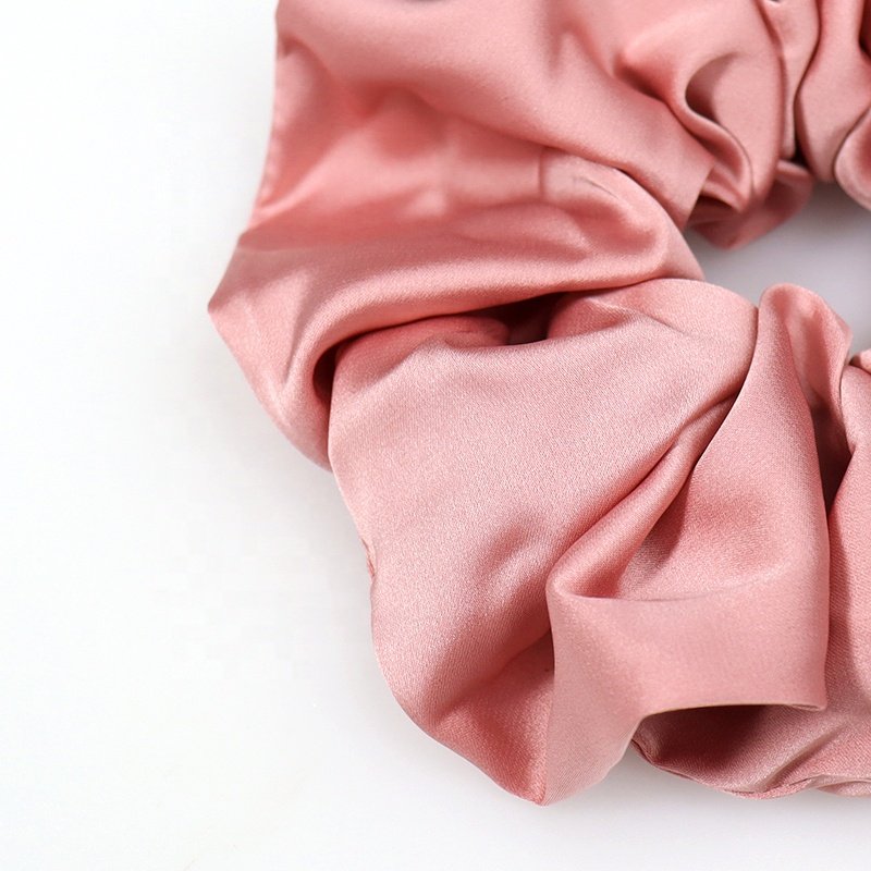 B.PHNE 13cm pink Elastic Hair Tie satin hair scrunchies hair scrunchy accessory for women girls