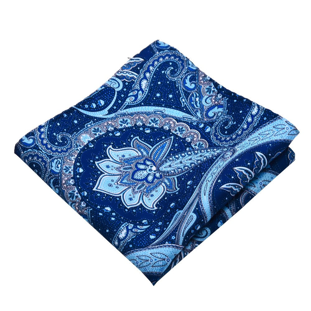 Yili Factory Manufacturer Handmade Handkerchief Pocket Square for Men Digital Printing Decoration Wedding Floral Formal CN;ZHE