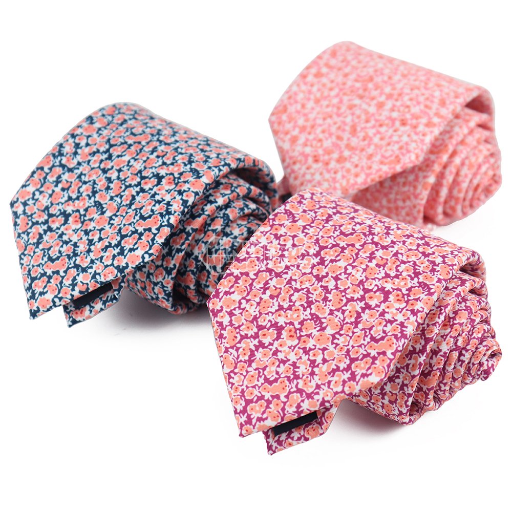 Handmade Silk Ties Design Your Own Pink Color Necktie Suit Men Wedding Tie Floral Neckties