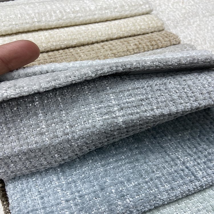 Hot Sale furniture Popular Textile Fabric Latest Design Chenille Upholstery Fabric Sofa Fabric