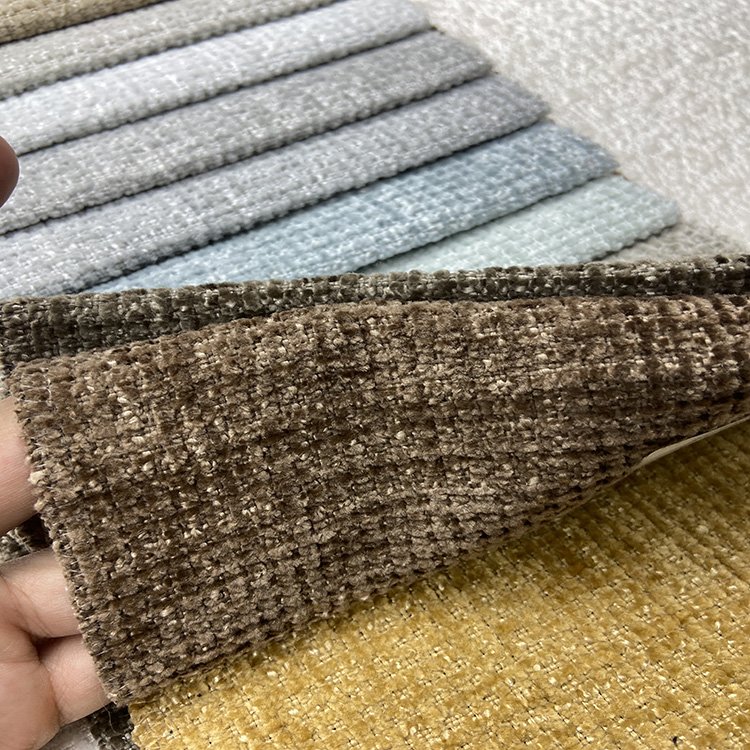 Hot Sale furniture Popular Textile Fabric Latest Design Chenille Upholstery Fabric Sofa Fabric