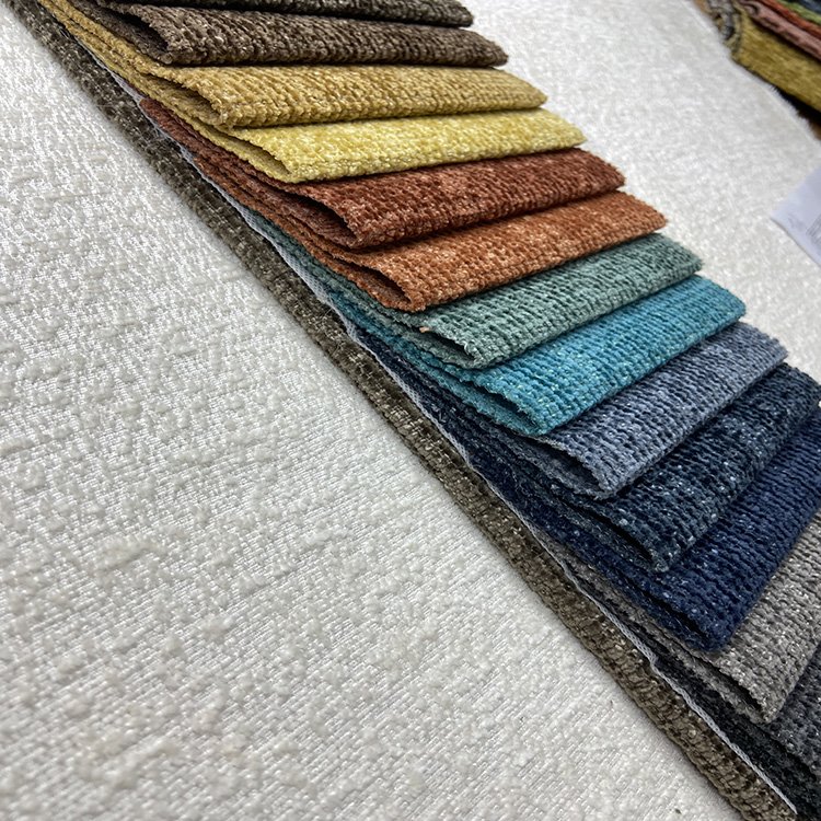 Hot Sale furniture Popular Textile Fabric Latest Design Chenille Upholstery Fabric Sofa Fabric