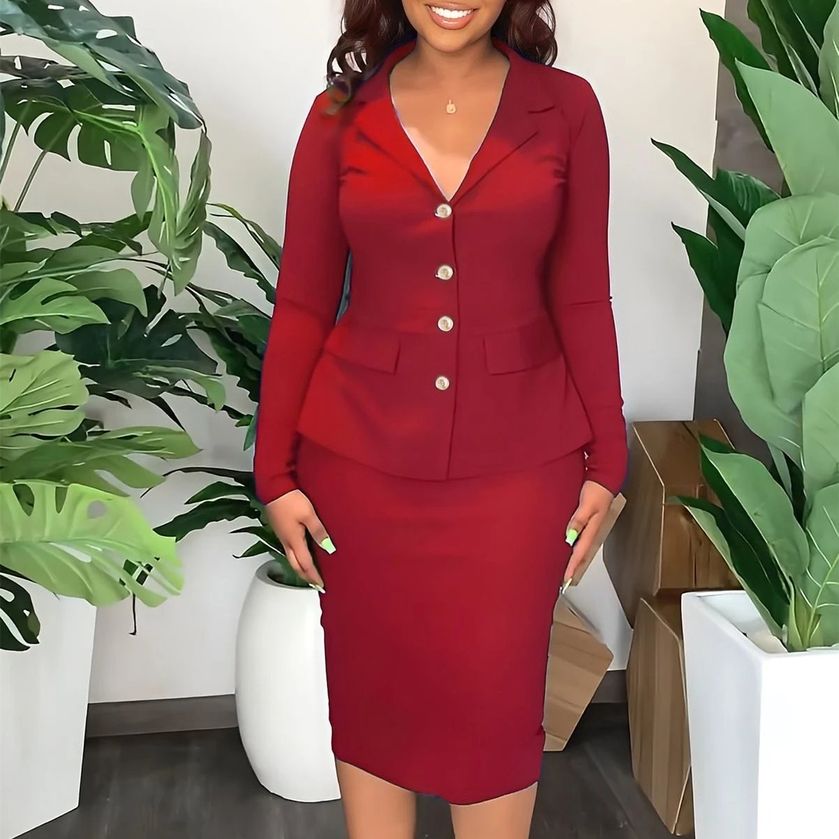 African Dresses for Women Two Pieces Set Tops And Skirts Suits Dashiki Ankara Turkey Outfits Plus Size Office Lady Dress 2023