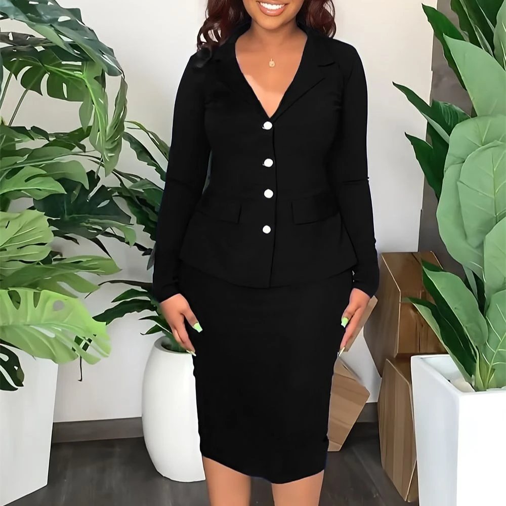African Dresses for Women Two Pieces Set Tops And Skirts Suits Dashiki Ankara Turkey Outfits Plus Size Office Lady Dress 2023
