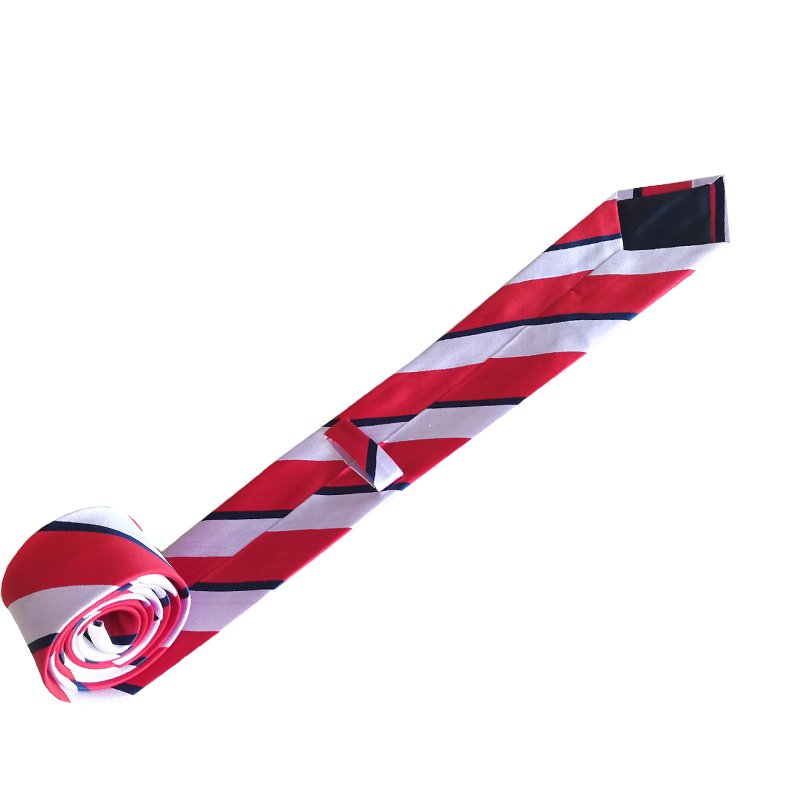 Custom Embroidery Logo Club Tie Polyester Necktie